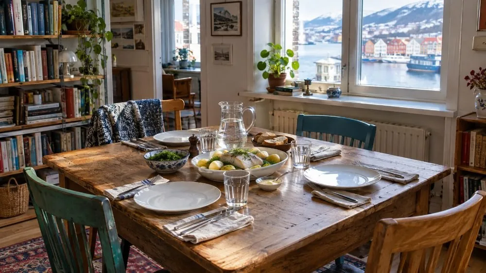 Bergen: Mittagessen bei Einheimischen mit einem Local
